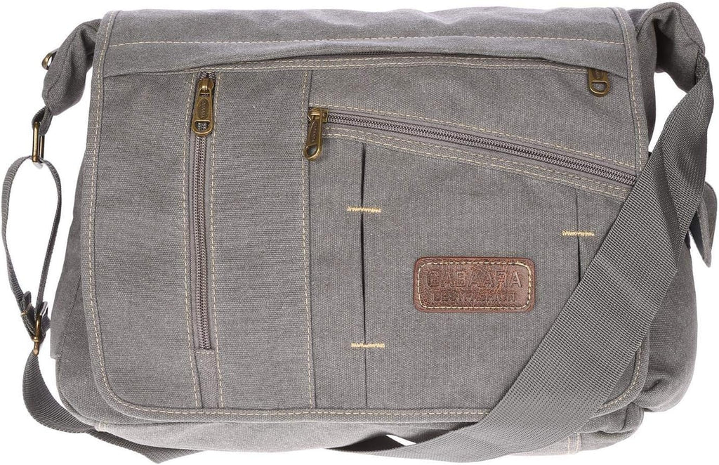 Christian Wippermann stor XL herr dam väska axelväska kanvas Messenger Bag