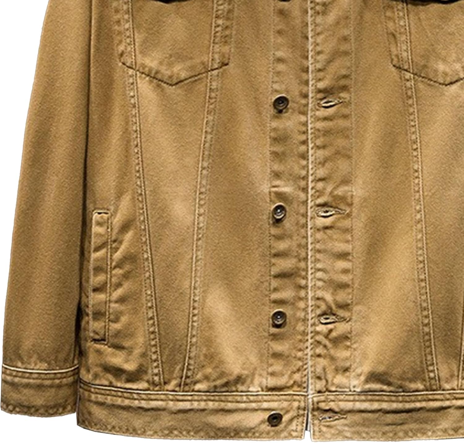 JEShifangjiusu Män Street Fashion Casual Denim Ytterkläder Baggy Rapper Denim Jackor Hip Hop Avslappnad Passform Streetwear