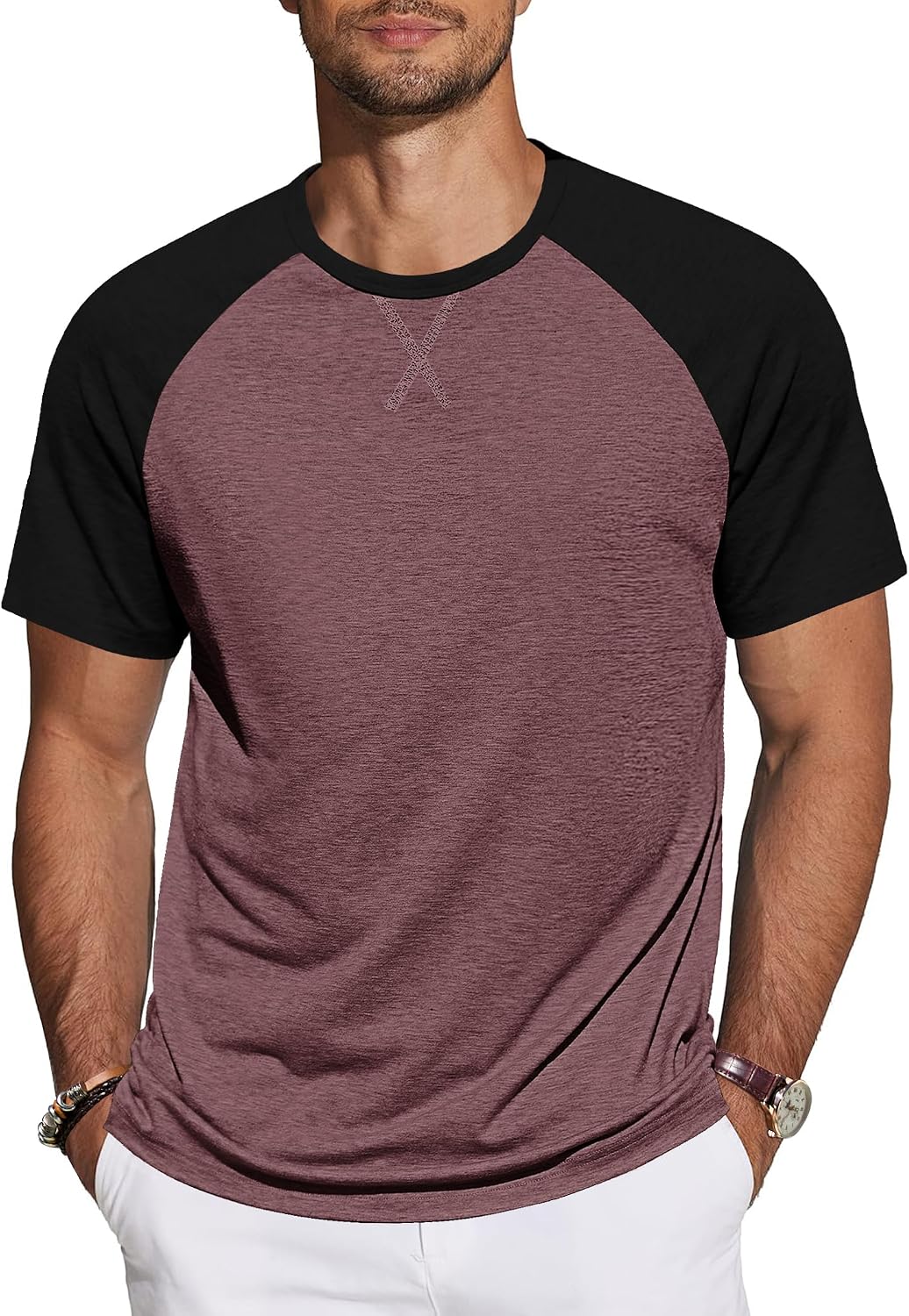 TARAINYA T-shirt herr bomull kortärmad rund hals enfärgad skjortor män sommar M-4XL