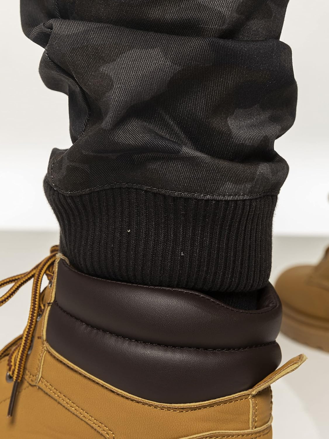Enzo Herr militär strid joggingbyxor kamouflage cargo kamouflage arbetsbyxor