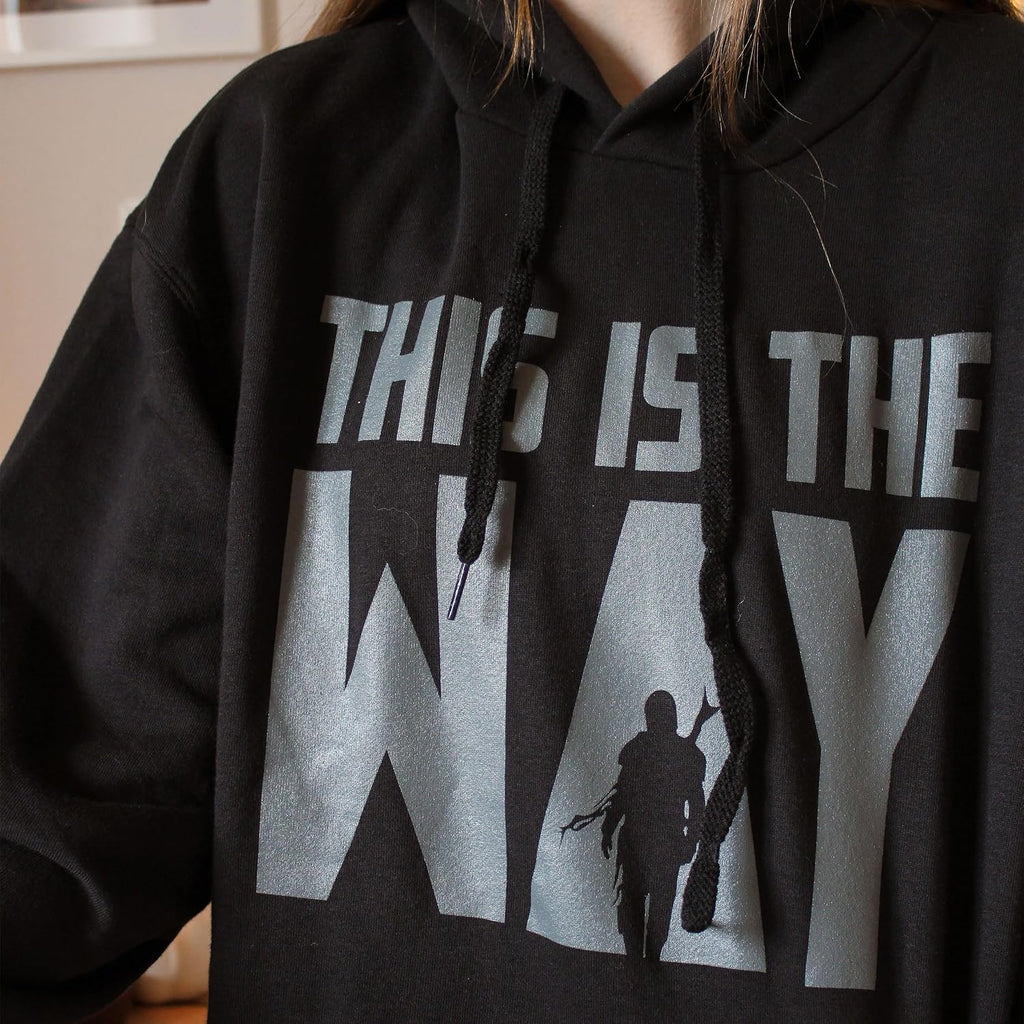 Albenwald Star Wars T-shirts och huvtröjor med This Is The Way-motiv tryck för män kvinnor unisex bomull