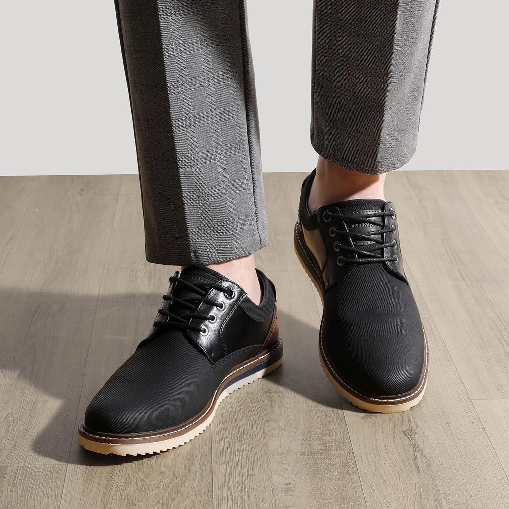 Bruno Marc Herr lågskor med snörning affärsklädsel fritidsskor Oxfords Derby Casual läderskor