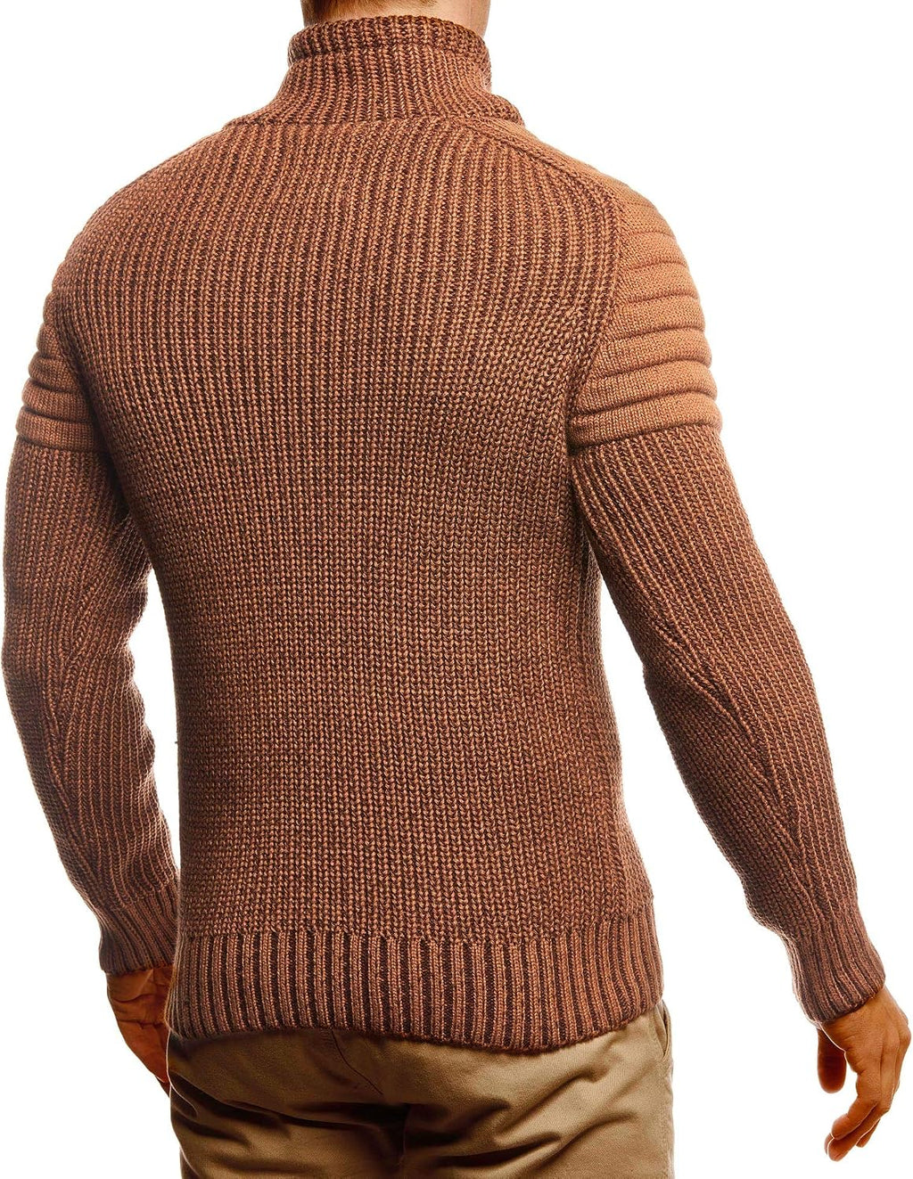 Leif Nelson Pullover stickad tröja för män LN-5235