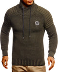 Leif Nelson Pullover stickad tröja för män LN-5235