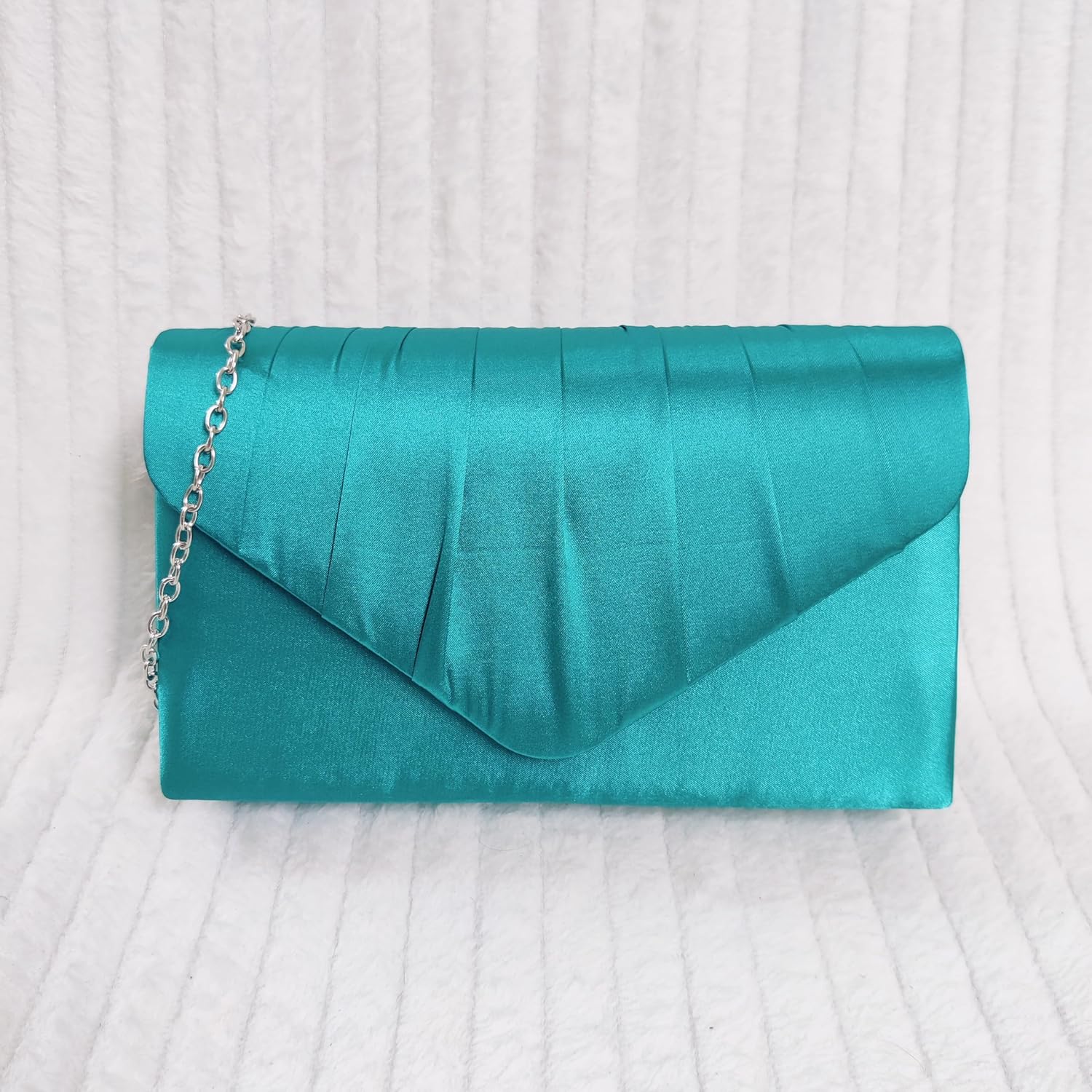 fi9® DAMER SATIN PARTY BORD BRIDAL EVENING CLUTCH HANDVÄSKA Handväska