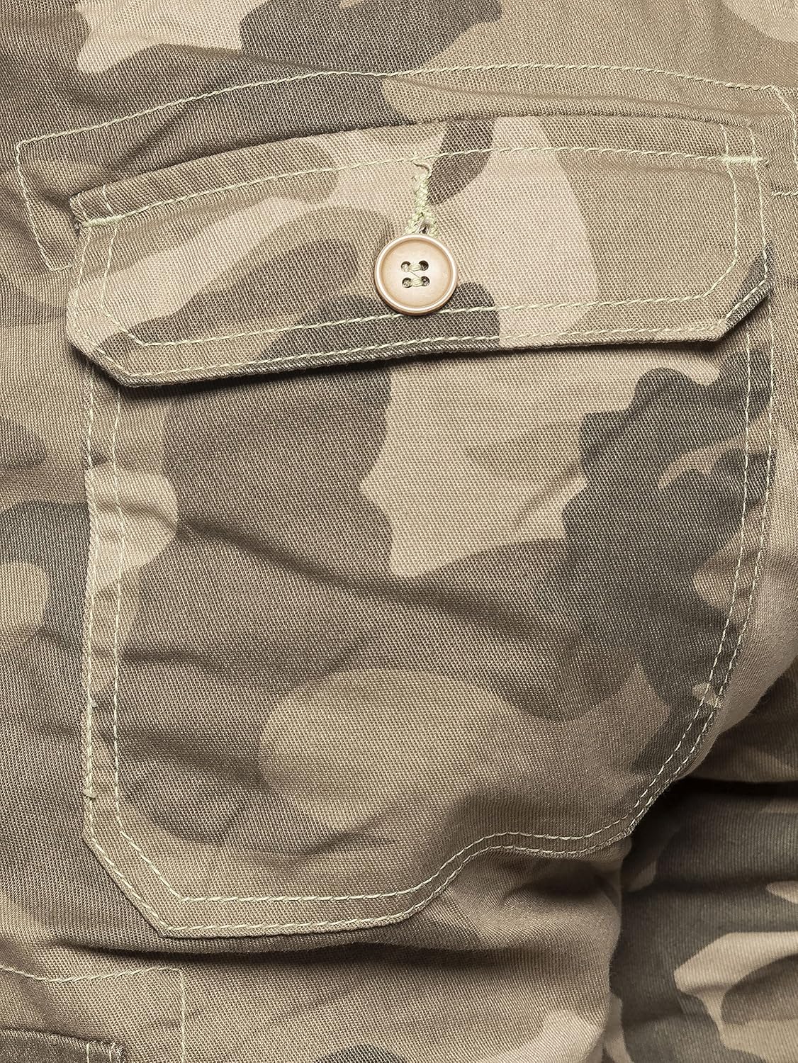 Enzo Herr militär strid joggingbyxor kamouflage cargo kamouflage arbetsbyxor