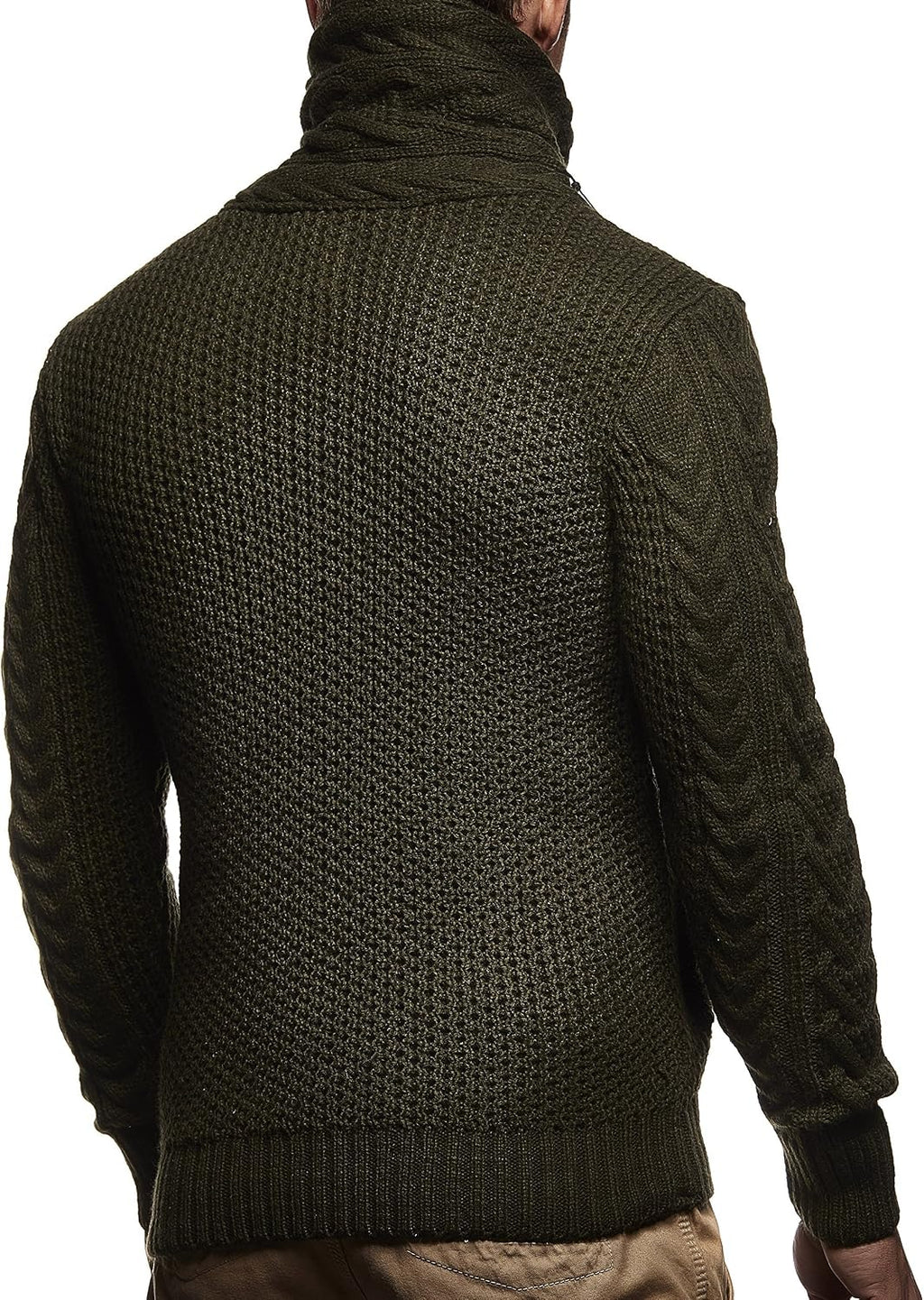 Leif Nelson Herrcardigan, jacka med sjalkrage, LN-4195